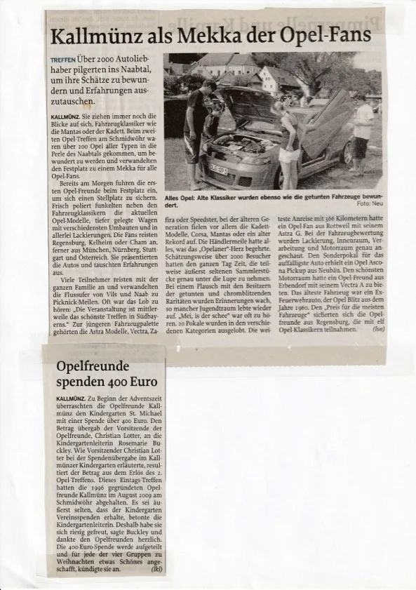 Zeitungsartikel 8 – Presseausschnitt